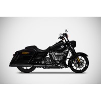 Zard Dual Slip-on Exhaust System for Harley Davidson Grand American Touring Motorcycles (114cc engines - Glides and Road King - 2021+) Zard Dual Slip-on Exhaust System for Harley Davidson Grand American Touring Motorcycles (114cc engines - Glides and Road King - 2021+)